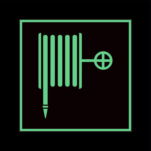 Brandschutzzeichen Alu verschiedene Größen Permalight power 150/22 "Löschschlauch"