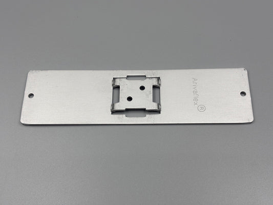 Aluminiumschilderträger zum Aufnieten 144x40x2mm