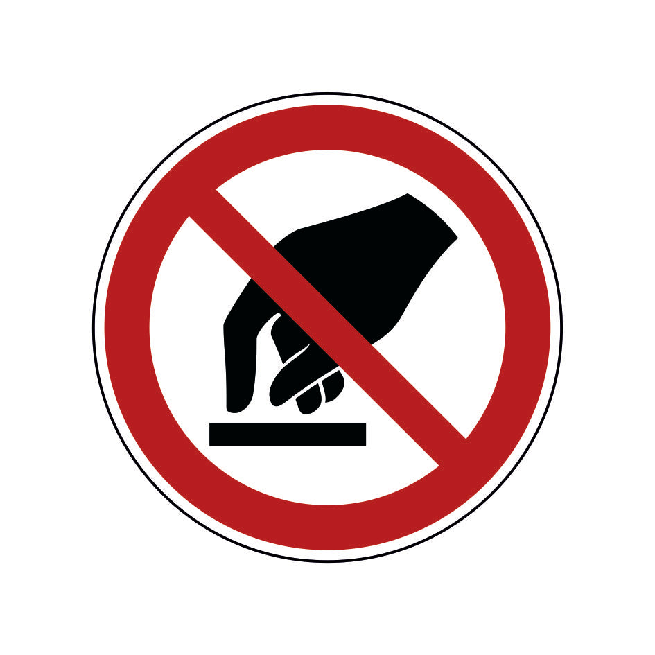 Berühren verboten P010 Folie