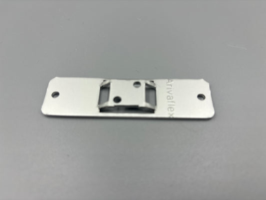 Aluminiumschilderträger zum Aufnieten 72x20x2mm