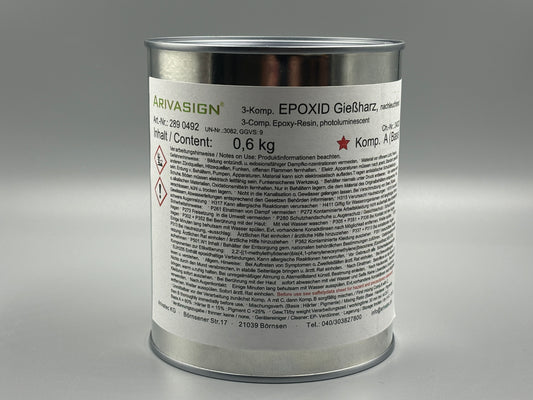 Arivasign 3K Epoxid Gießharz nachleuchtend 150/22
