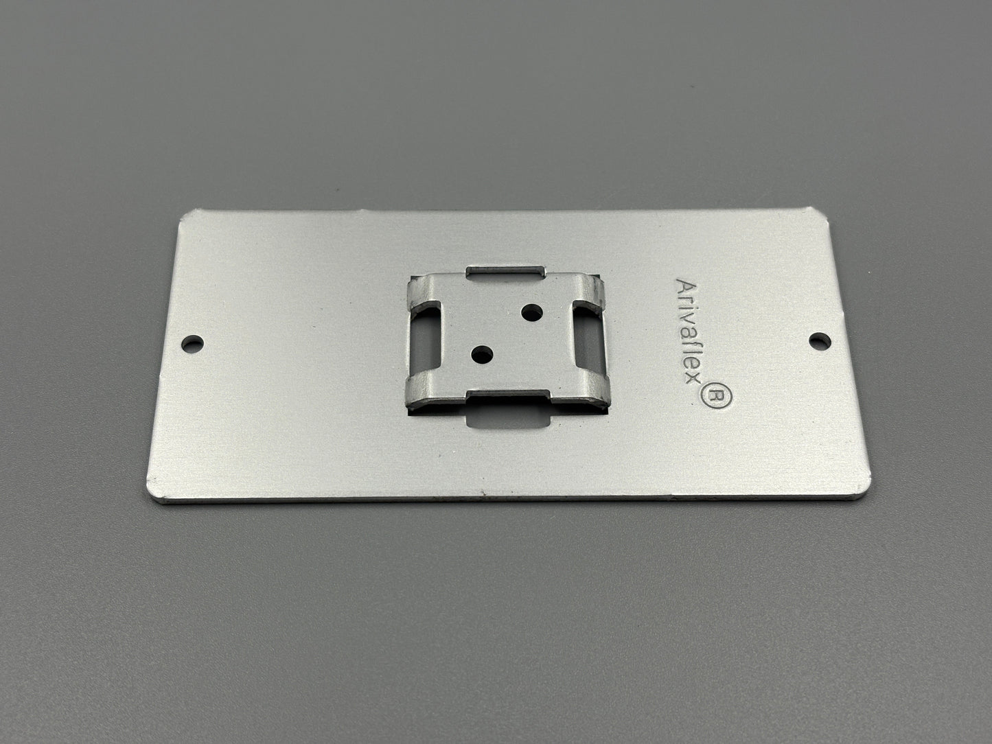 Aluminiumschilderträger zum Aufnieten 108x55x2mm