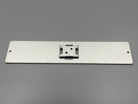 Aluminiumschilderträger zum Aufnieten 200x45x2mm