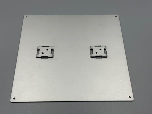 Aluminiumschilderträger zum Aufnieten 200x200x2mm