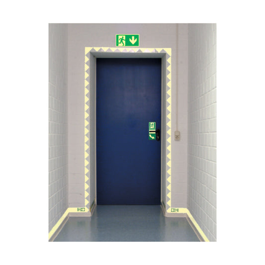 Türmarkierungswinkel aus Aluminium gezackt nachleuchtend