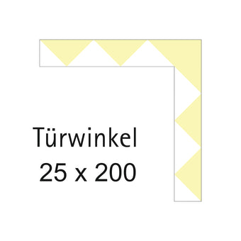 compare product Türmarkierungswinkel aus Aluminium gezackt nachleuchtend