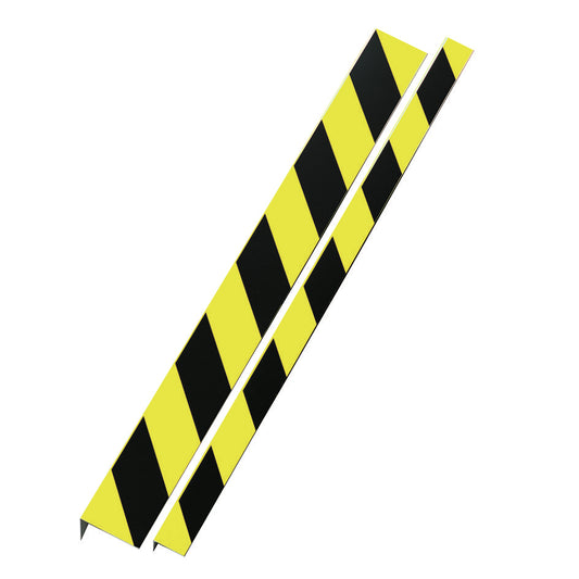 Aluminium Schutzecken nachleuchtend schwarz / gelb