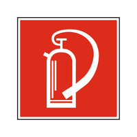 Brandschutzzeichen Alu 200x200 Permalight power 150/22 "Feuerlöscher"