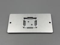 Aluminiumschilderträger zum Aufnieten 100x50x2mm