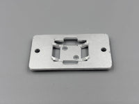 Aluminiumschilderträger zum Aufnieten 55x30x2mm
