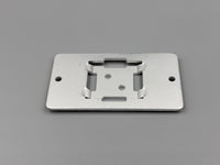 Aluminiumschilderträger zum Aufnieten 72x40x2mm