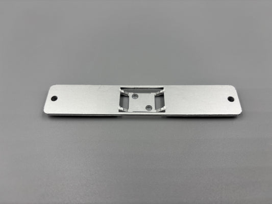 Aluminiumschilderträger zum Aufnieten 108x40x2mm
