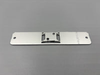 Aluminiumschilderträger zum Aufnieten 108x20x2mm