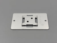 Aluminiumschilderträger zum Aufnieten 72x40x2mm