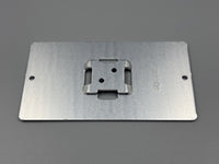 Aluminiumschilderträger zum Aufnieten 108x60x2mm
