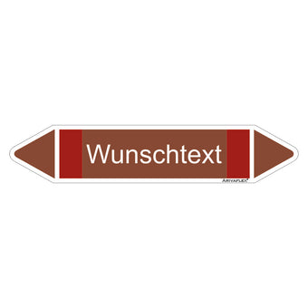 compare product Rohrleitungspfeil Arivaflex Gruppe 8 Wunschtext