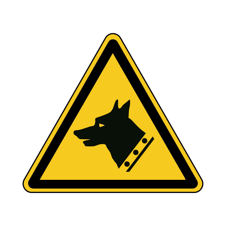 Warnung vor Wachhund W013 Folie