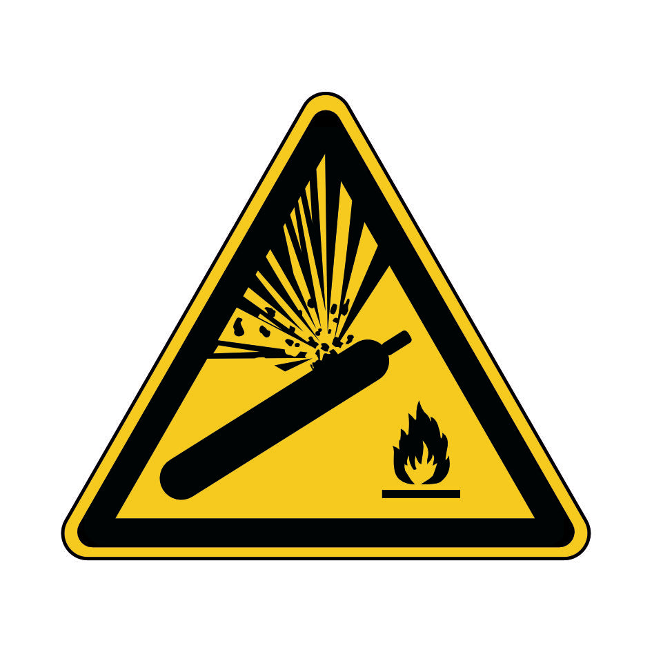 Warnung vor Gasflaschen W029 Folie