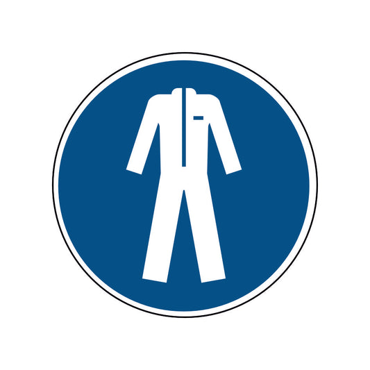 Schutzkleidung benutzen M010 Folie