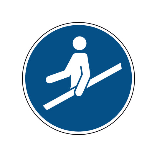 Handlauf benutzen M012 Folie