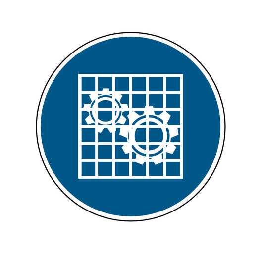 Absperrung prüfen M027 Folie