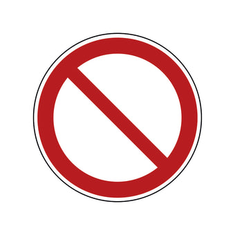 compare product Verbotsschild P001 – Allgemeines Verbotszeichen
