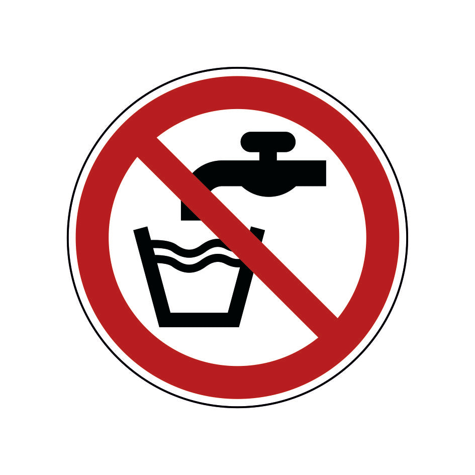 Kein Trinkwasser P005 Folie