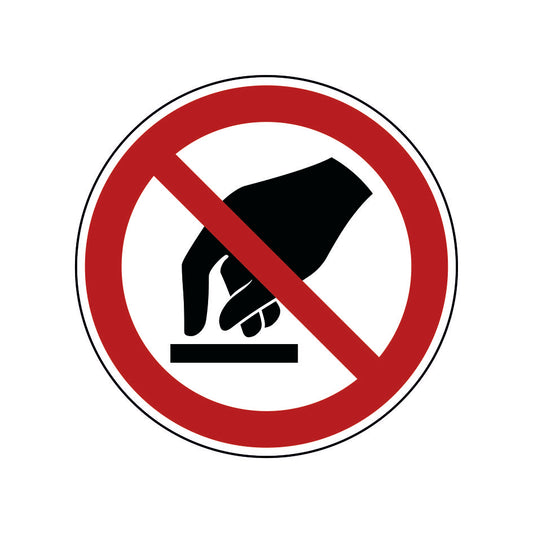 Berühren verboten P010 Folie