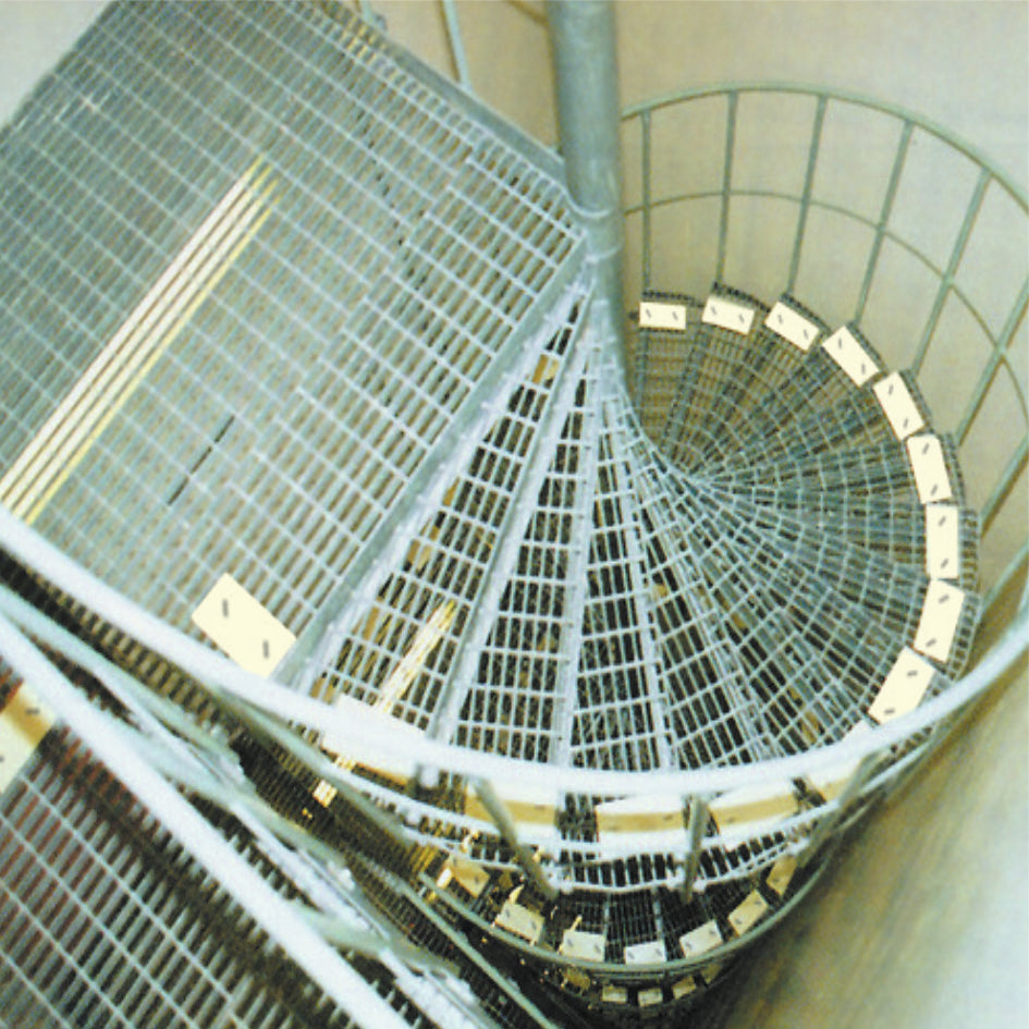 Antirutsch Sicherheitsstreifen Permalight für Gitterroste nachleuchtend