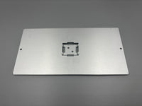 Aluminiumschilderträger zum Aufnieten 200x100x2mm