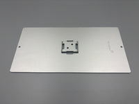 Aluminiumschilderträger zum Aufnieten 200x100x2mm