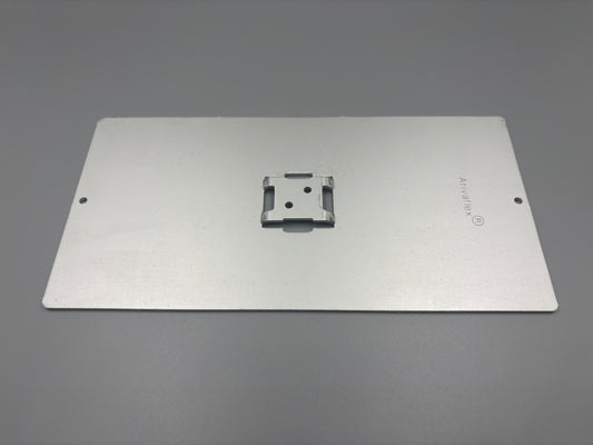 Aluminiumschilderträger zum Aufnieten 200x100x2mm