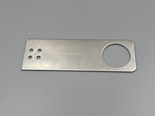 Anschraubhalter Arivaflex V2A 105x35x1,5mm