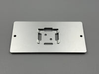 Aluminiumschilderträger zum Aufnieten 108x55x2mm