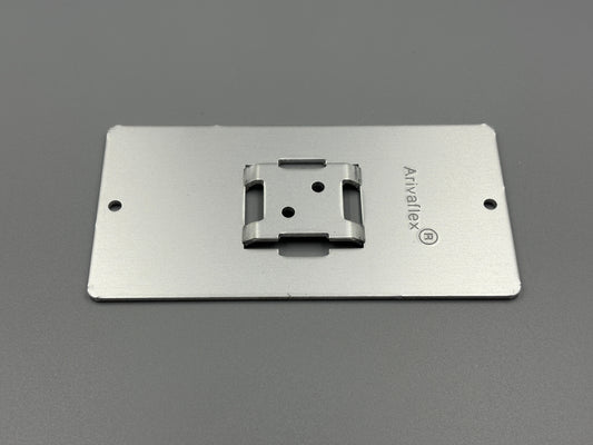 Aluminiumschilderträger zum Aufnieten 108x55x2mm