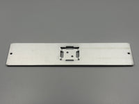 Aluminiumschilderträger zum Aufnieten 200x45x2mm