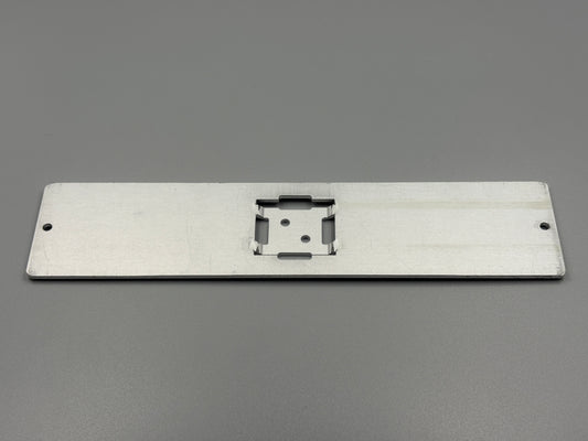 Aluminiumschilderträger zum Aufnieten 200x45x2mm