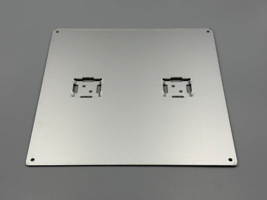 Aluminiumschilderträger zum Aufnieten 200x200x2mm
