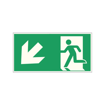 compare product Fluchtwegschild Alu verschiedene Größen Permalight power 150/22 