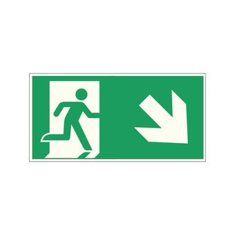 compare product Fluchtwegschild Alu verschiedene Größen Permalight power 150/22 