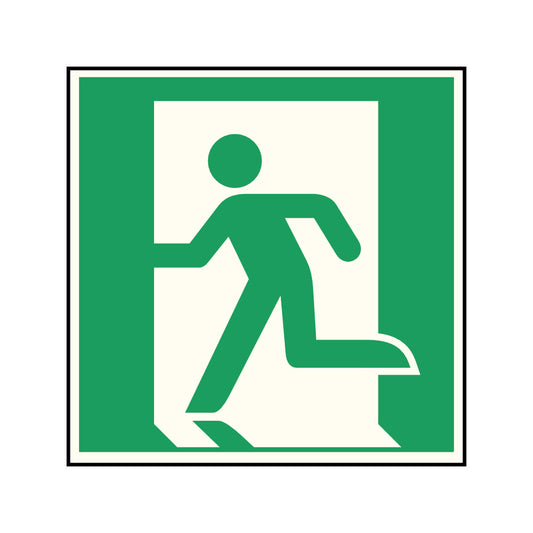 Fluchtwegschild Alu verschiedene Größen Permalight power 150/22 "Fluchtrichtung links"