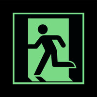 Fluchtwegschild Alu verschiedene Größen Permalight power 150/22 "Fluchtrichtung links"