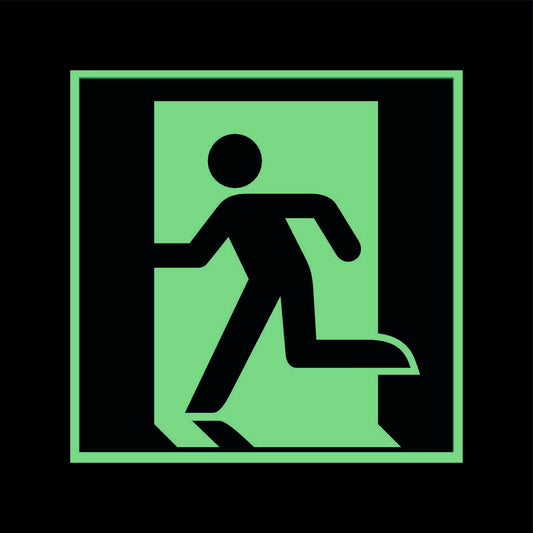 Fluchtwegschild Alu verschiedene Größen Permalight power 150/22 "Fluchtrichtung links"