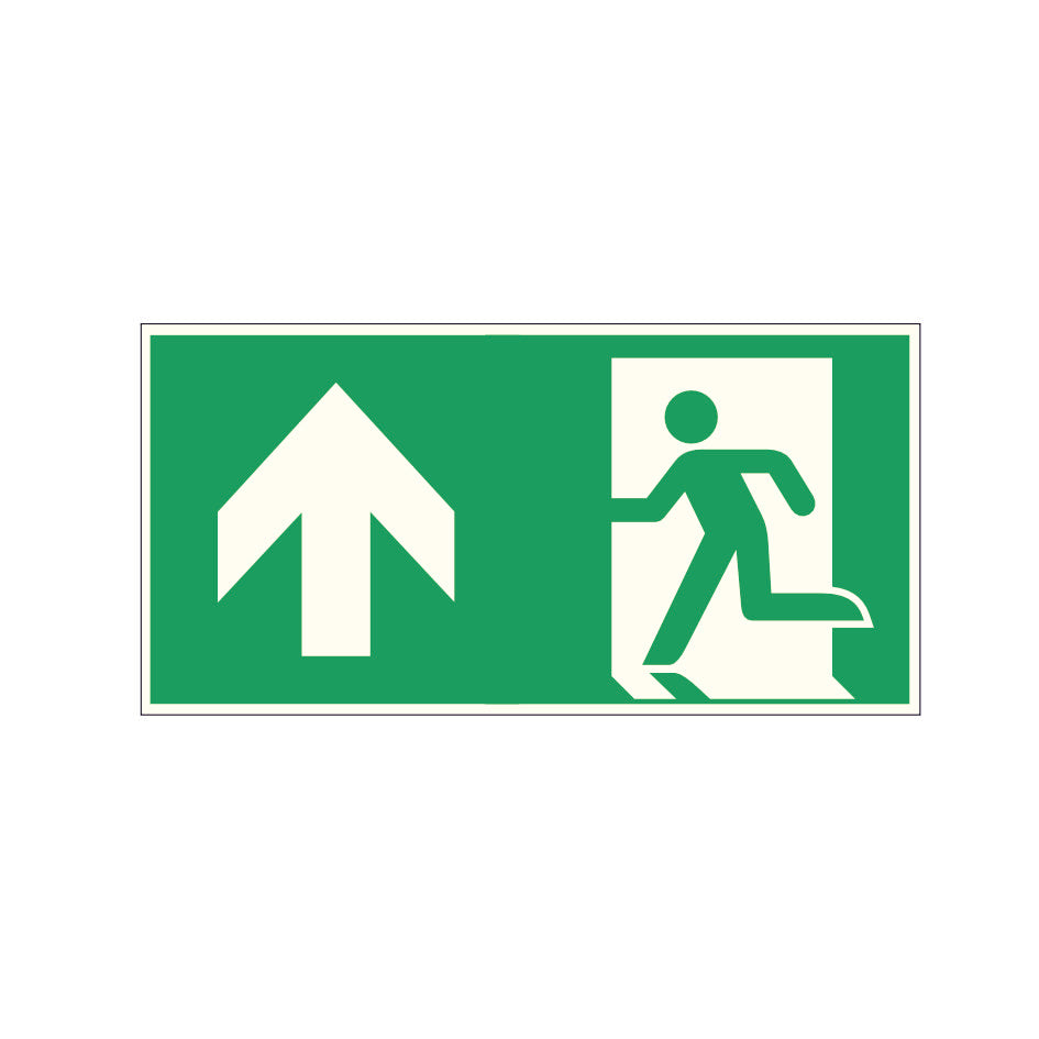 Fluchtwegschild Kunststoff 400x200 Permalight power 150/22 "Fluchtrichtung geradeaus"