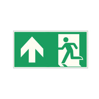 Fluchtwegschild Kunststoff 400x200 Permalight power 150/22 "Fluchtrichtung geradeaus"