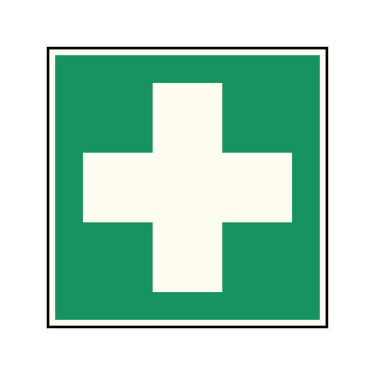 Rettungsschild Alu 300x300 Permalight power 150/22 "Erste Hilfe"