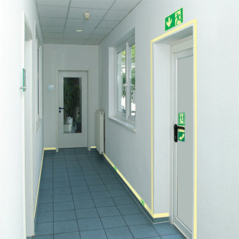 compare product Wand und Türmarkierungsstreifen aus Aluminium nachleuchtend