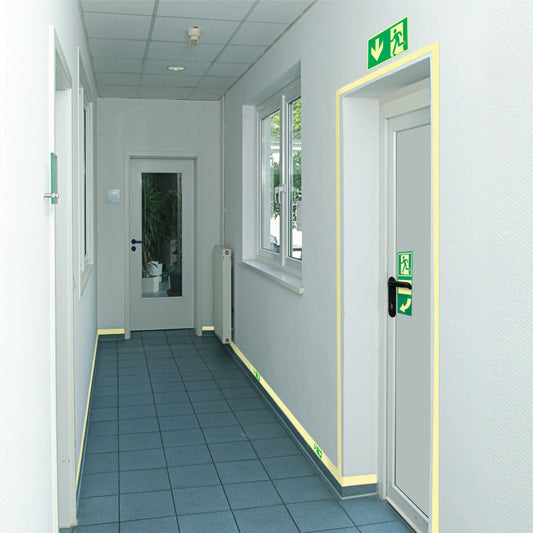 Wand und Türmarkierungsstreifen aus Aluminium nachleuchtend