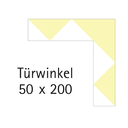 Türmarkierungswinkel aus Aluminium gezackt nachleuchtend