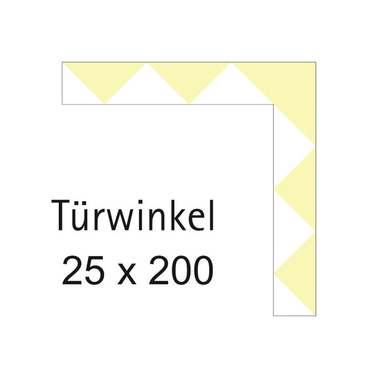 Türmarkierungswinkel aus Aluminium gezackt nachleuchtend